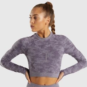 Gymshark Adapt seamless long sleeve crop